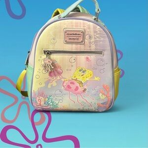 Nickelodeon SpongeBob Loungefly Pastel Backpack